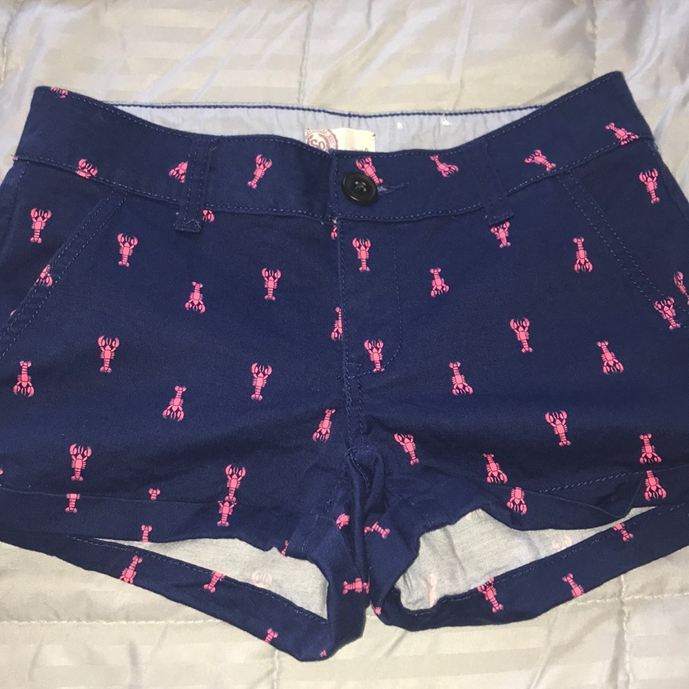 Adorable lobster shorts